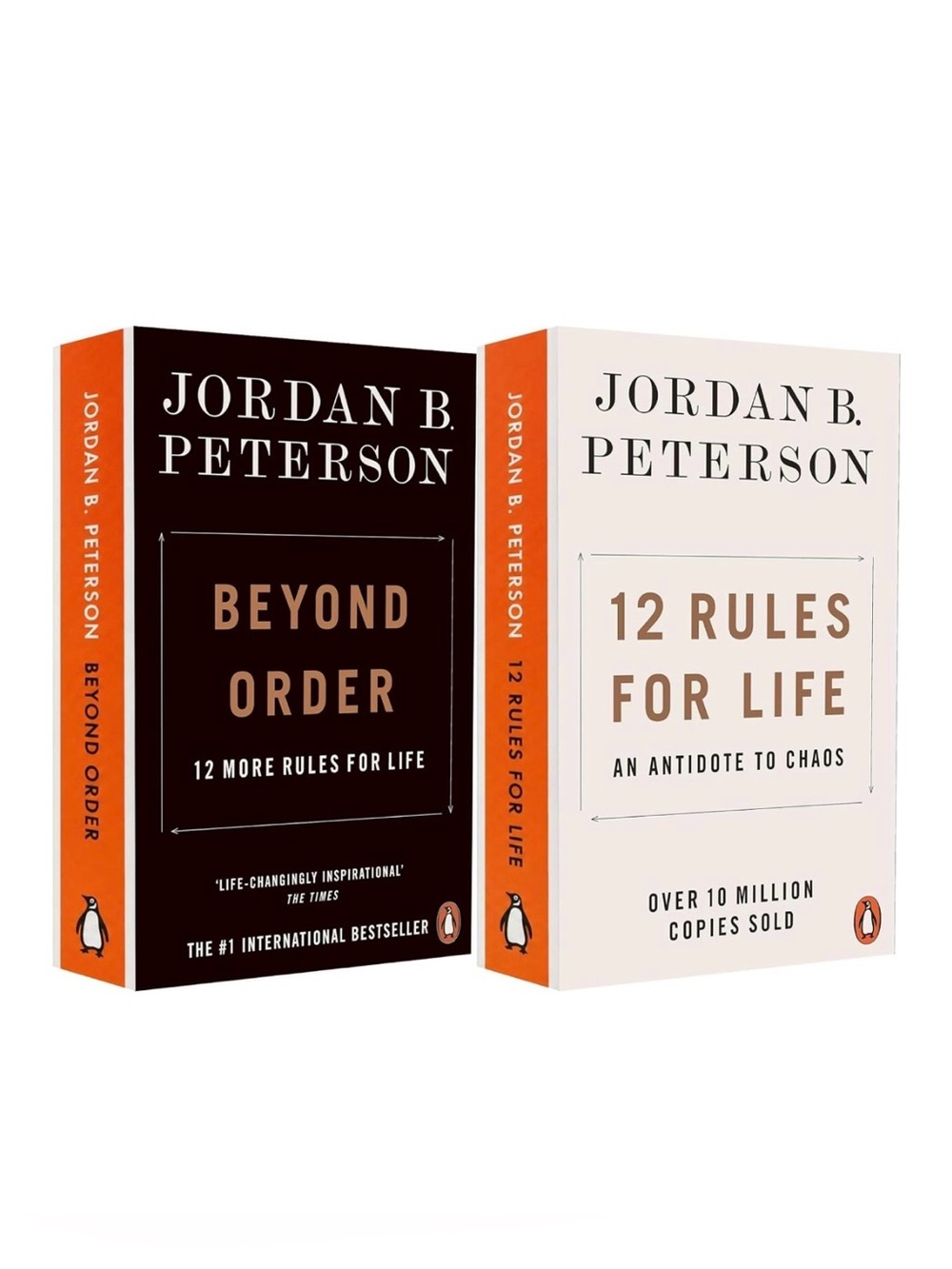 Jordan B. Peterson 2 Book Collection Set - 12 Rules for Life: An Antidote to Cha